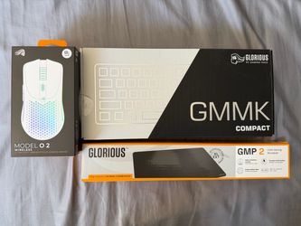 Glorious Mouse, keyboard and mat combo