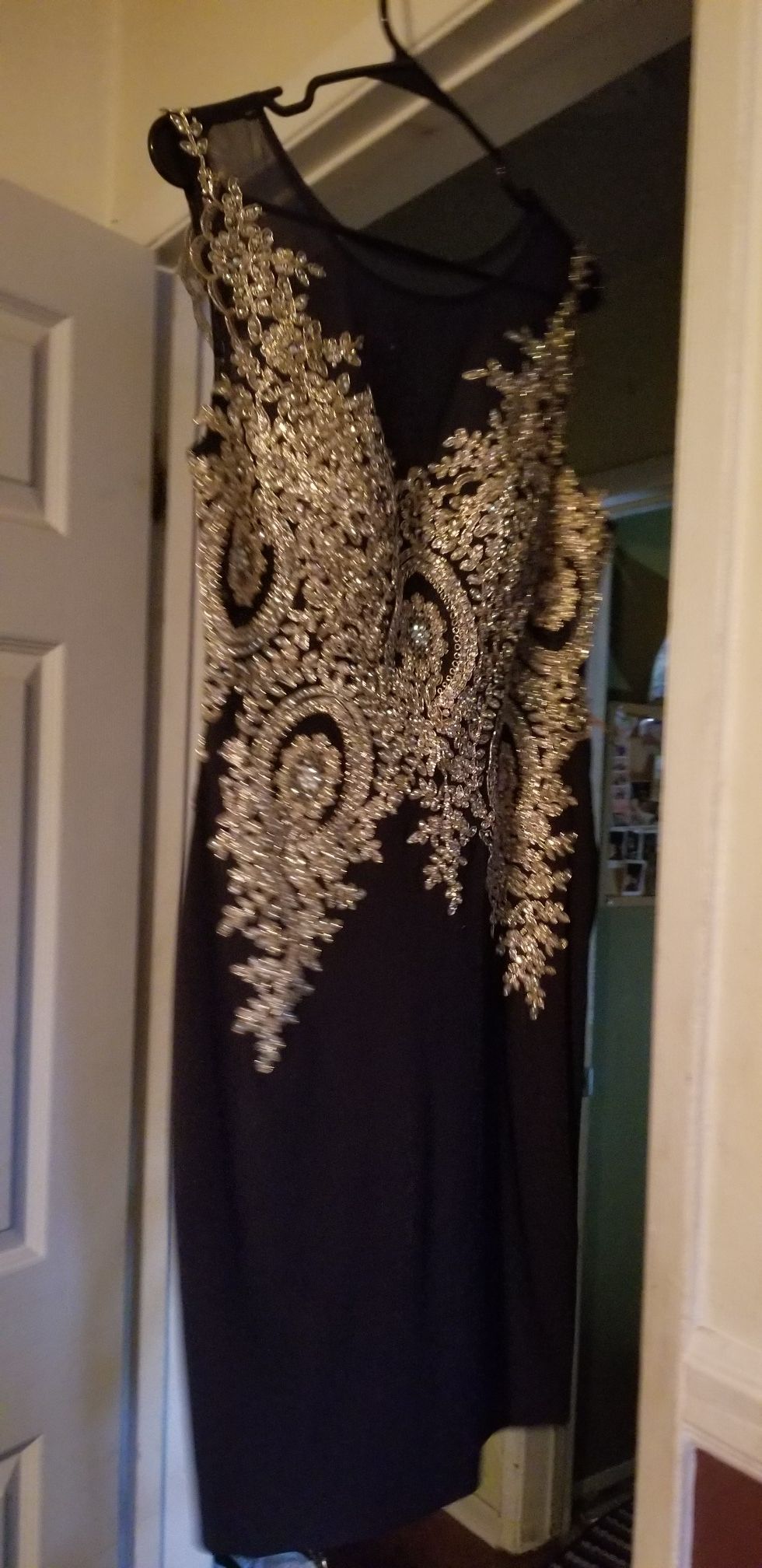 Elegant prom sequence dress