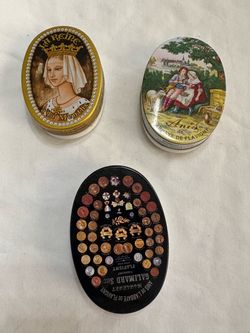 Vintage Anis de l'Abbaye de Flavigny Candy Tins - Set of 3
