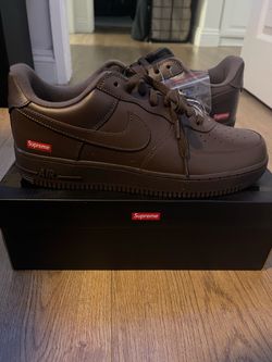 (Size 10.5)Brown Supreme Af1