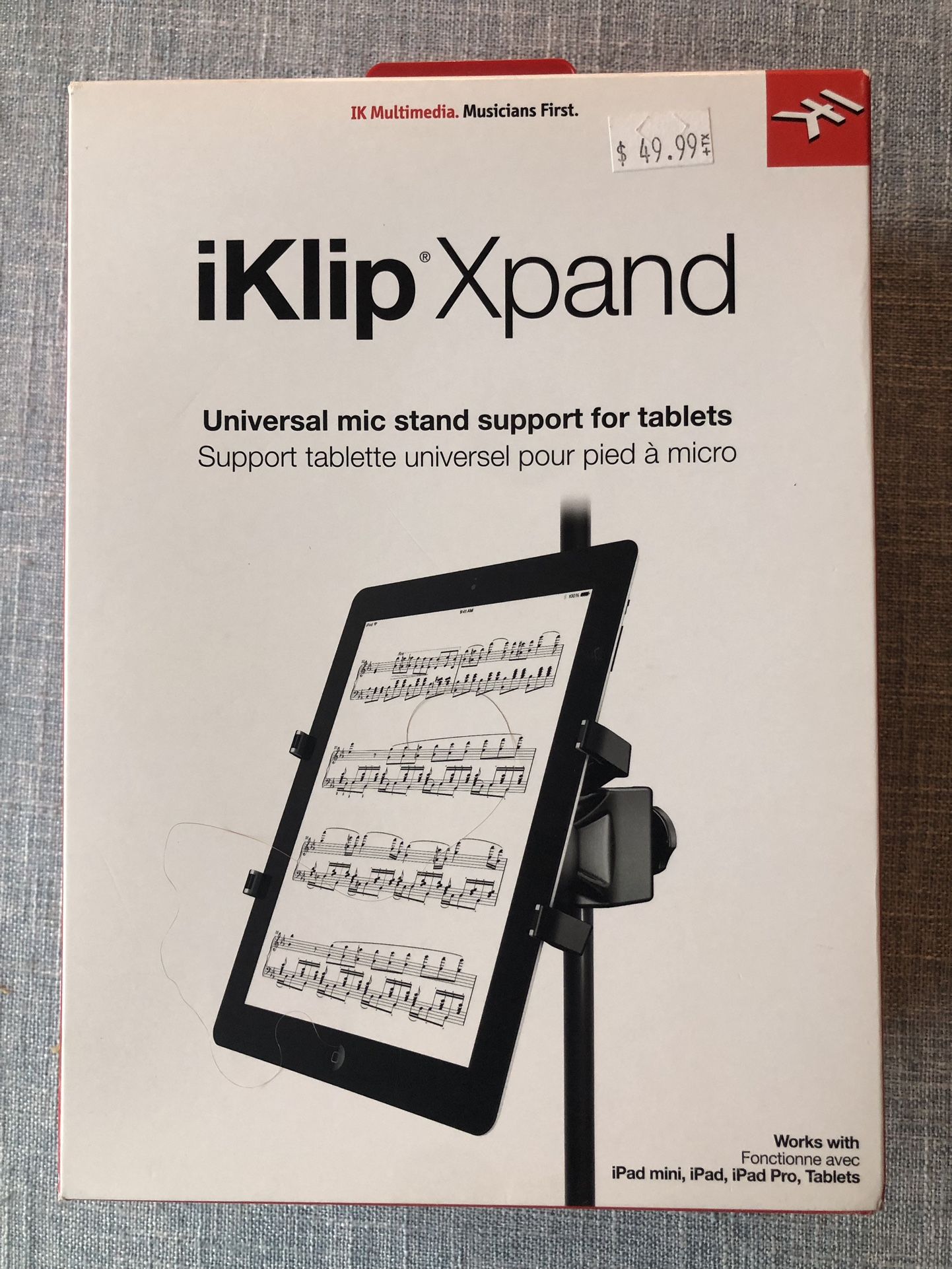 iKLIP Xband Universal Mic Stand For Tablets