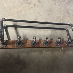Industrial Style Clothing Rack