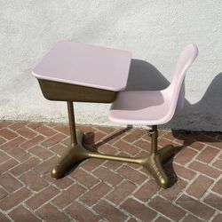 Pink Kid Children Desk 