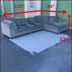 Grey Sectional Couch Set Local Delivery 🚚 💨