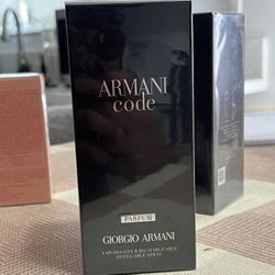 Armani code parfum 4.2oz/125ml