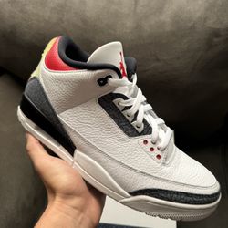 Air Jordan 3 Fire Red Denim (Size 11.5) VNDS