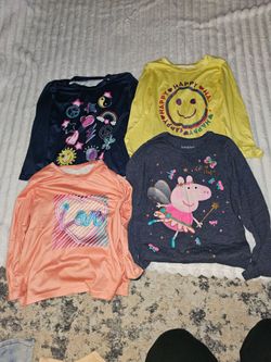 4 long sleeve girl shirts