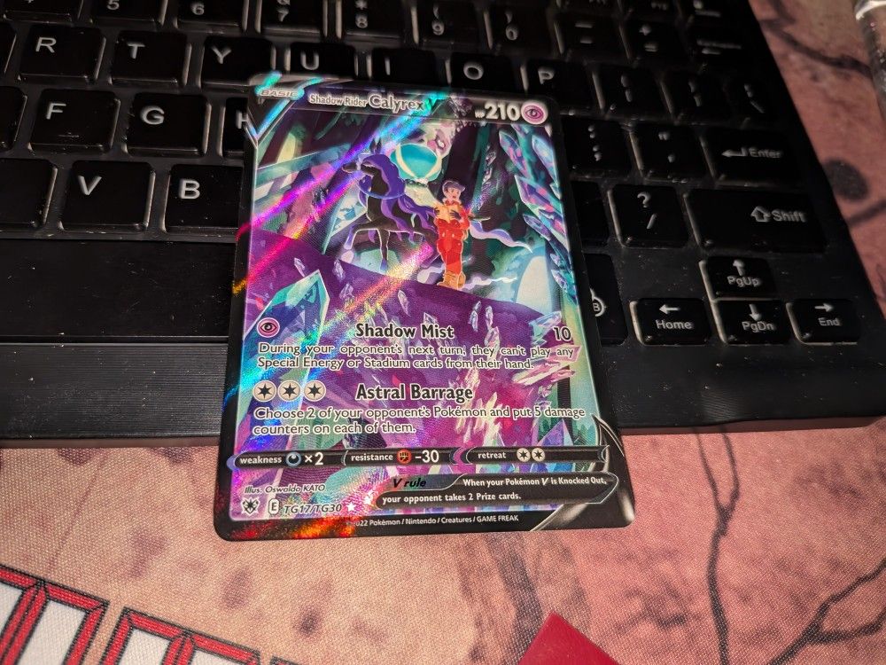 Shadow Rider Calyrex V Astral Radiance Pokemon
