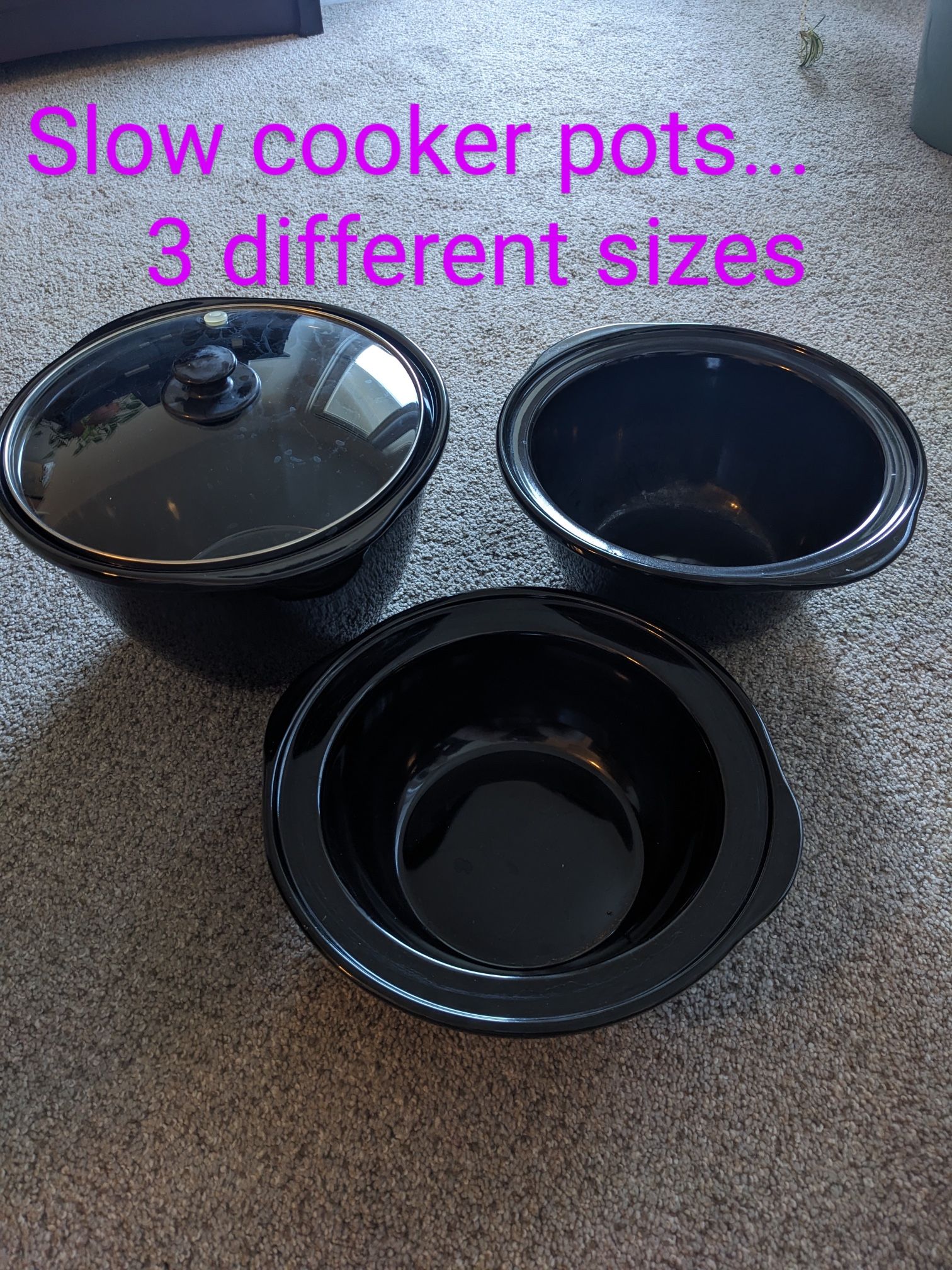 Crock Pots Only 