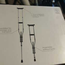 Equate 3 In 1 Universal Crutches 