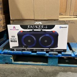 Bluetooth Rocker-6 Speaker 6.5” X 2