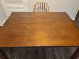 Solid Wood Dining Table Sturdy & Beautiful