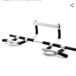 Lsnisni Pull Up Bar for Doorway, Indoor Chin-Up Bar Multifunctional Portable Gym System Portable Upper Body Bar Equipment for Home Gym Exercise