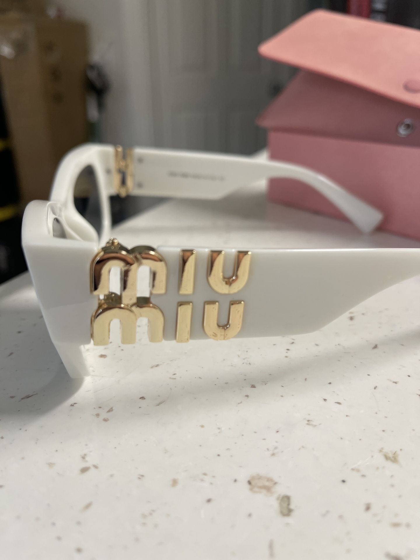 White Miu Miu Sunglasses!