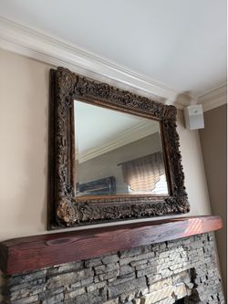 Large Ornately Framed Designer Wall Mirror