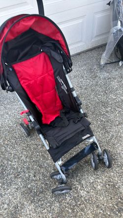 Red and Black Baby Umbrella Stroller