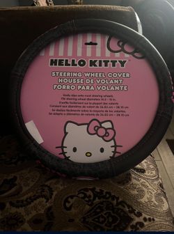 Forro Para Volante  universal. Hello Kitty 