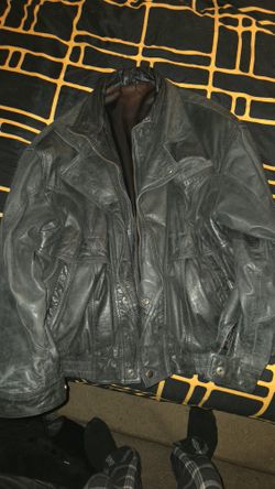 Leather Bomber Jacket