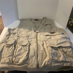 5.11 Tactical Series Vest Mens Large Tan Hunting Conceal Heavy Canvas 80001