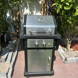 BBQ Grill with propane tank