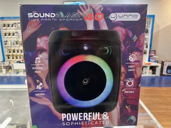 Sound blast bluetooth Speaker, Karaoke