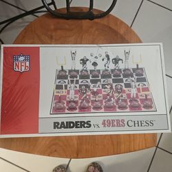 Raiders vs. 49ERS Chess set, New