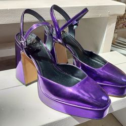 Vince Camuto Purple Platform Clubbing Shoes 