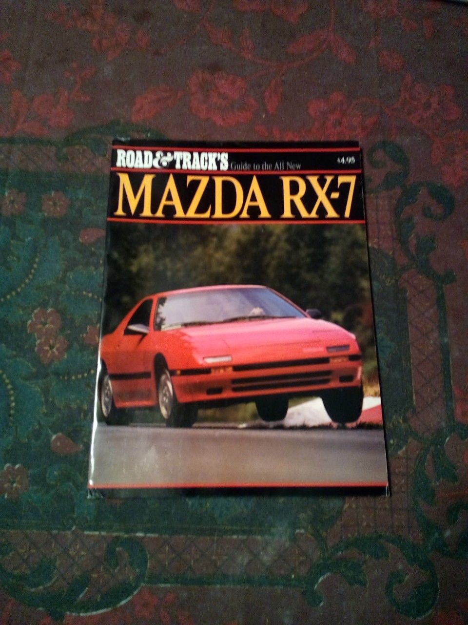 Rare vintage Mazda rx-7 road & track's guide to the all new Mazda rx-7/interior,exterior chassis,brakes, suspension,etc..