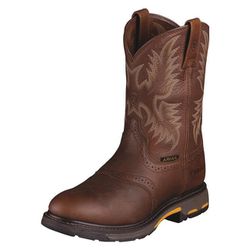 Ariat Shoes Mens Size 12 D WorkHog&reg  Pull On Work Boot Round Toe 10001187 