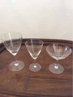 German Cut Crystal Stemware