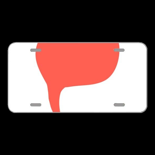 License Plate Novelty Car Front Love Art Romance Disjunct