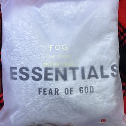 Essentials Fear Of God Light Oatmeal Hoodie