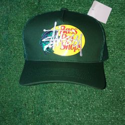Bass Pro Shop x Stussy Trucker Hat (green) for Sale in San Diego