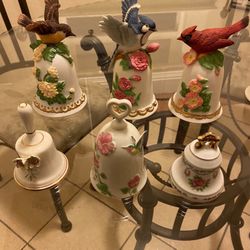 Porcelain Hand painted Bells