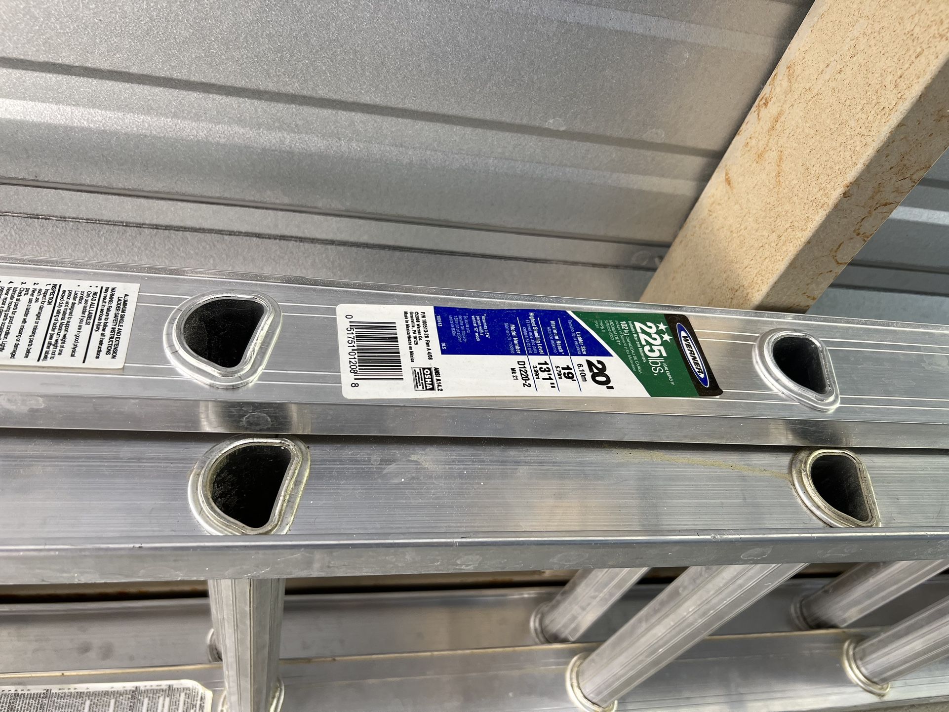 Ladder Extension 20ft & Ladder Stabilizer