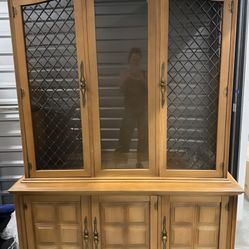 Drexel Hutch - Pecan Wood