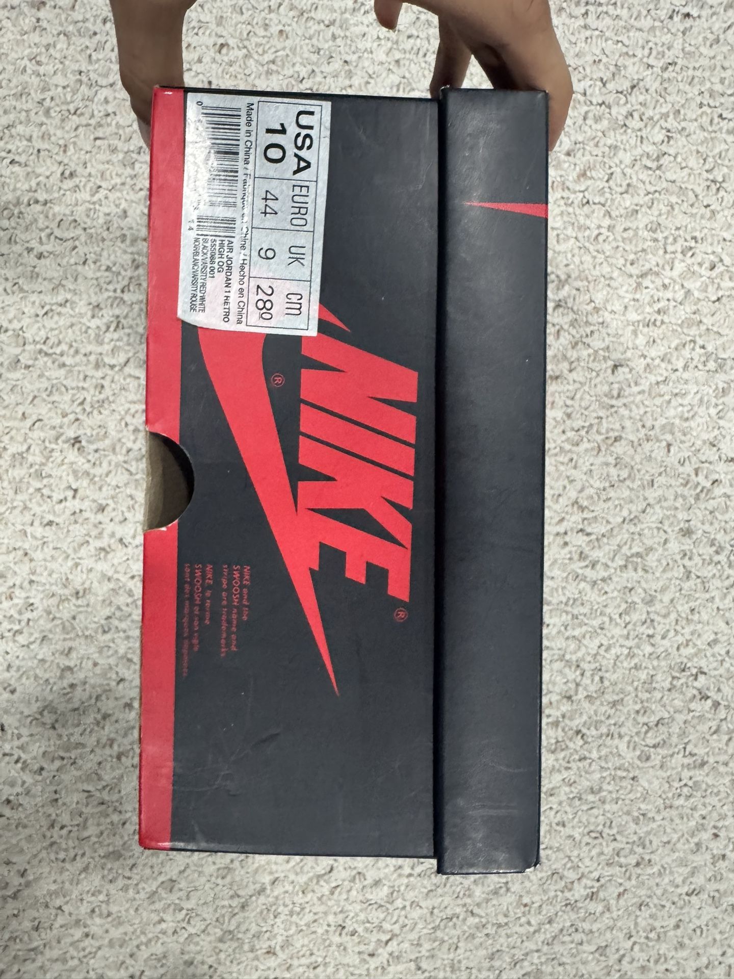 Jordan 1 Bred Banned 2016 Size 10