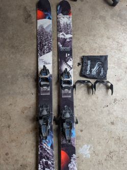 Marker Duke pt16 (2023) Salomon rocker 108mm 174 cm and Marker ski crampo