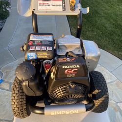 Simpson Pressure Washer On Wheels