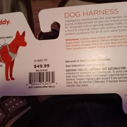 Large Reddy Dog Harness Brand New