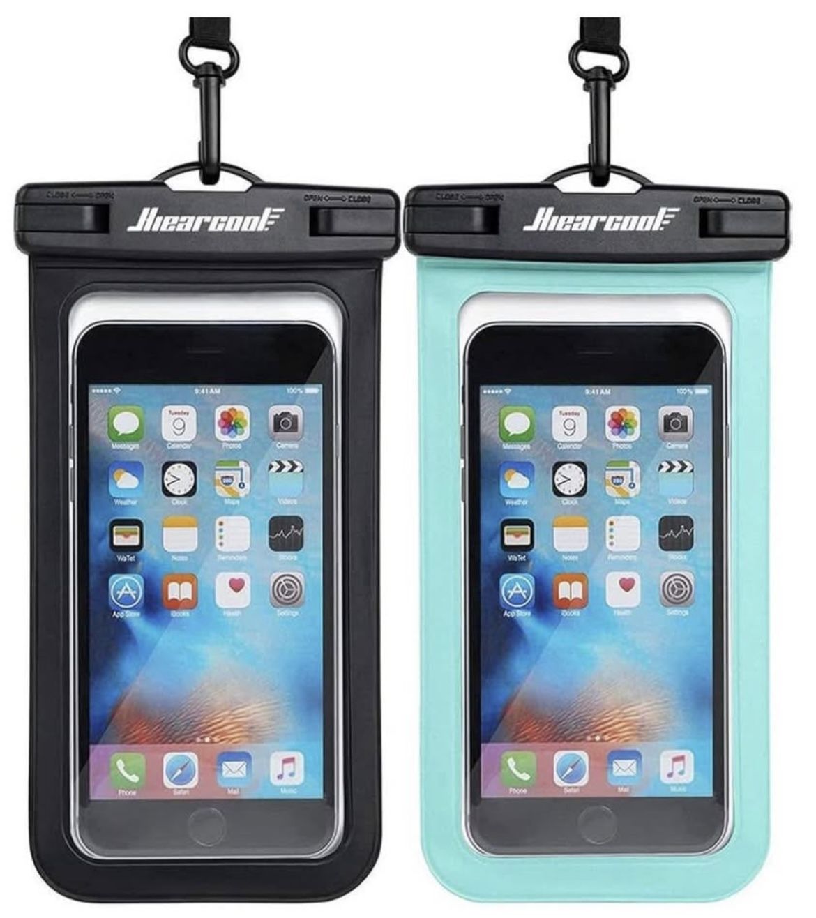 2 Packs Waterproof Phone Pouch Cases