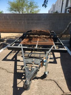 Flat bed trailer