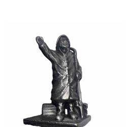 Gallo pewter Fisherman : 2" tall