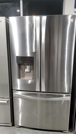 Kenmore 3-Door Stainless Steel Refrigerator Fridge
