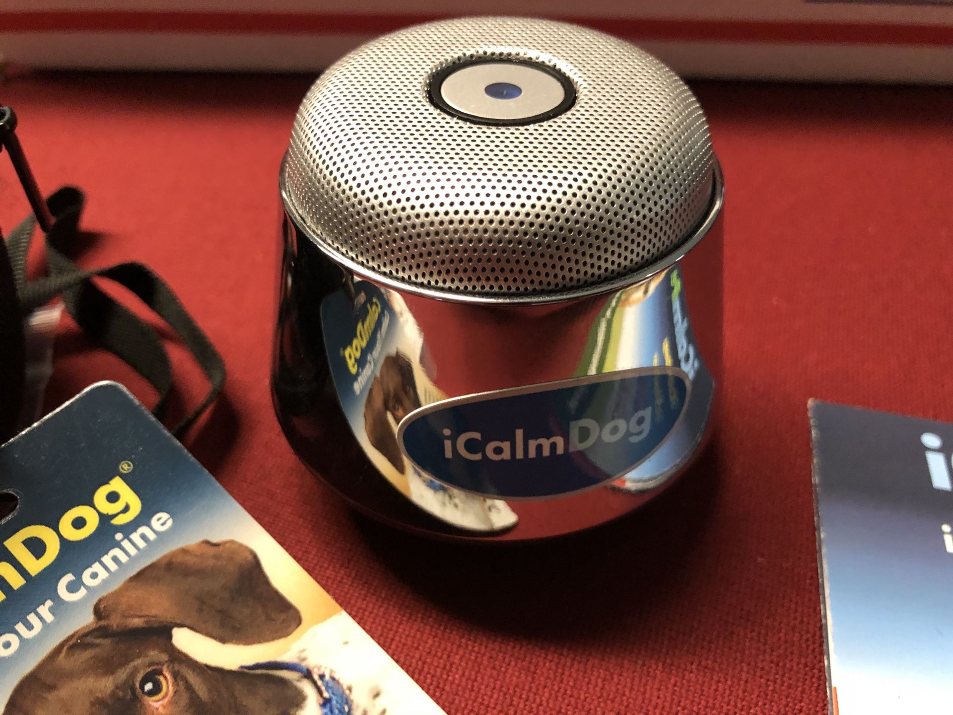 iCalmDog Portable speaker + 5 hrs of clinically-tested calming music by Through a Dog's Ear 4.0c is your proven canine anxiety solution