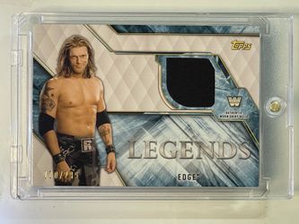 🤼 2017 Topps Legends of WWE 🤼 EDGE • [Authentic Worn Shirt Relic] 🔥 /299🔥
