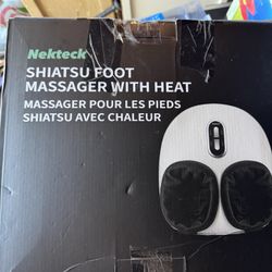 Nekteck® SHIATSU FOOT MASSAGER WITH HEAT