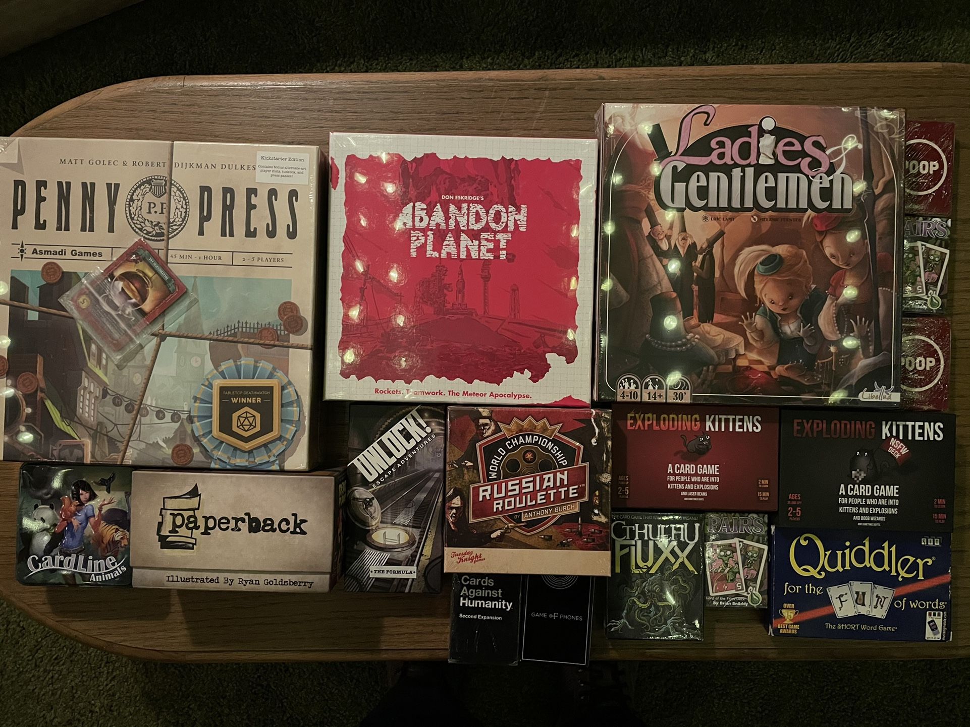 A whole bunch of board games!