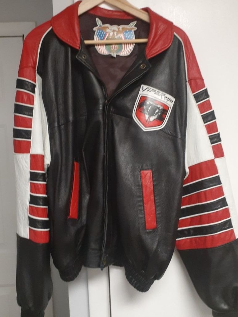 Very rare Vintage Leather Viper jacket