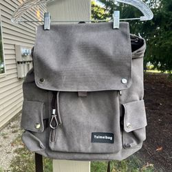 Taimiebag Unisex Gray Backpack